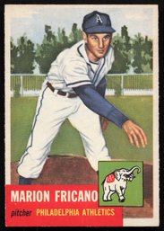 1953 TOPPS BASEBALL Marion Fricano RC ROOKIE CARD