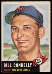 1953 TOPPS BASEBALL Bill Connelly RC ROOKIE CARD