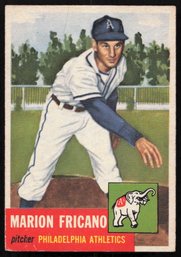 1953 TOPPS BASEBALL Marion Fricano RC ROOKIE CARD