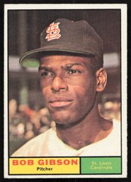 1961 TOPPS BOB GIBSON BASEBALL CARD