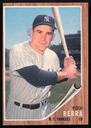 1962 TOPPS YOGI BERRA BASEBALL CARD