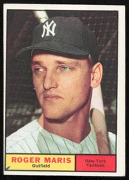 1961 TOPPS ROGER MARIS BASEBALL CARD