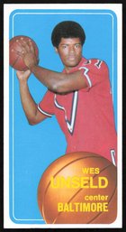 1970 TOPPS WES UNSELD BASKETBALL CARD