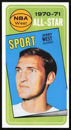 1970 TOPPS JERRY WEST BASKETBALL CARD