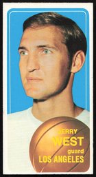 1970 TOPPS JERRY WESTBASKETBALL CARD