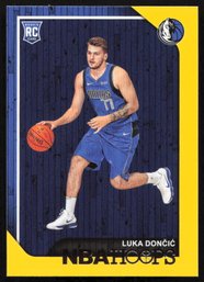 2018 YELLOW NBA HOOPS LUKA DONCIC ROOKIE BASKETBALL CARD