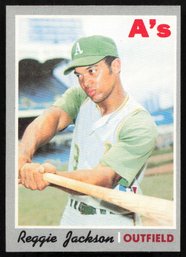 1970 TOPPS REGGIE JACKSON BASEBALL CARD