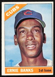 1966 TOPPS ERNIE BANKS BASEBALL CARD