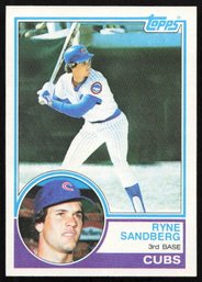 1983 TOPPS RYNE SANDBERG ROOKIE BASEBALL CARD