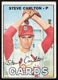 1967 TOPPS STEVE CARLTON BASEBALL CARD