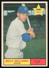 1961 TOPPS BILLY WILLIAMS ROOKIE BASEBALL CARD