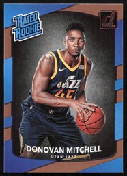 2017 DONRUSS DONOVAN MITCHELL ROOKIE BASKETBALL CARD