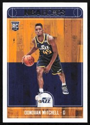 2017 NBA HOOPS DONOVAN MITCHELL ROOKIE BASKETBALL CARD