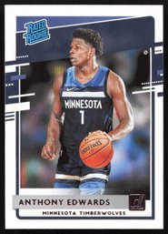 2021 DONRUSS ANTHONY EDWARDS ROOKIE BASKETBALL CARD