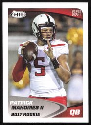 2017 SAGE HIT PATRICK MAHOMES ROOKIE FOOTBALL CARD