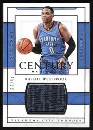 2017 NATIONAL TREASURES RUSSELL WESTBROOK PATCH /99