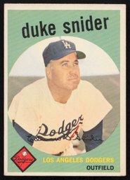 1959 TOPPS DUKE SNIDER BASEBALL CARD