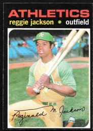 1971 TOPPS REGGIE JACKSON BASEBALL CARD