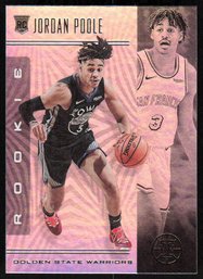 2019 Panini Illusions Rookie Basketball Card Jordan Poole