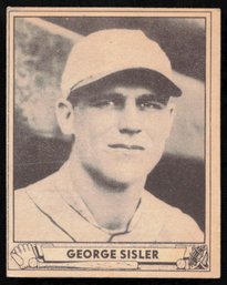 1940 PLAY BALL GEORGE SISLER BASEBALL CARD