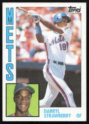 1984 TOPPS #182 DARRYL STRAWBERRY ROOKIE BASEBALL CARD