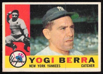 1960 TOPPS YOGI BERRA BASEBALL CARD