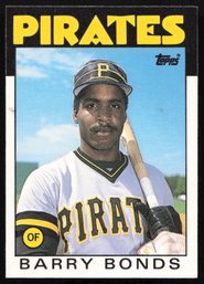 1986 TOPPS TRADED BARRY BONDS ROOKIE BASEBALL CARD