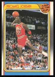 1988 FLEER MICHAEL JORDAN 2ND YEAR BASKETBALL CARD