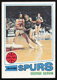 1977 TOPPS GEORGE GERVIN BASKETBALL CARD