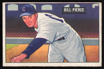 1951 BOWMAN BASEBALL Bill Pierce RC ROOKIE CARD