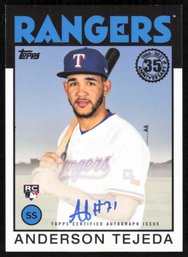 2021 Topps Update #86A-AT Anderson Tejeda ROOKIE AUTO