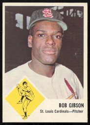 1963 FLEER BOB GIBSON BASEBALL CARD