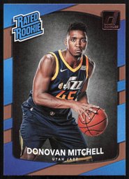 2017 DONRUSS DONOVAN MITCHELL ROOKIE BASKETBALL CARD