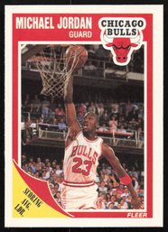 1989 FLEER MICHAEL JORDAN BASKETBALL CARD