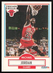 1990 FLEER MICHAEL JORDAN BASKETBALL CARD
