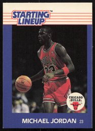 1988 STARTING LINEUP MICHAEL JORDAN BASKETBALL CARD
