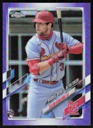 2021 Topps Chrome Update US197 Dylan Carlson Rookie Variation