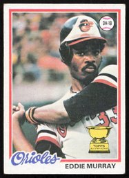 1978 TOPPS EDDIE MURRAY ROOKIE BASEBALL CARD