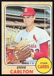 1968 TOPPS STEVE CARLTON BASEBALL CARD