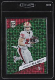 2023 ELITE CHRISTIAN MCCAFREY FOOTBALL CARD VARIATION