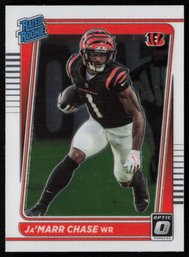 2021 OPTIC JAMARR CHASE ROOKIE FOOTBALL CARD