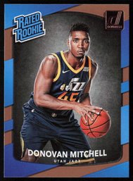 2017 OPTIC DONOVAN MITCHELL ROOKIE BASKETBALL CARD