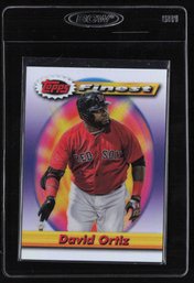 2021 TOPPS FINEST REFRACTOR DAVID ORTIZ BASEBALL CARD