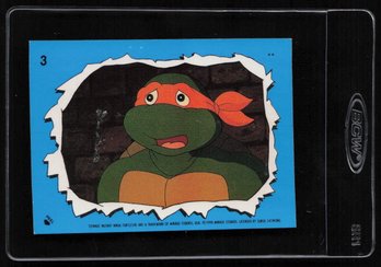 1990 MIRAGE STUDIOS TEENAGE MUTANT NINJA TURTLES COMIC TV CARD