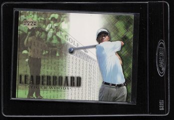 2001 UPPER DECK TIGER WOODS ROOKIE GOLF CARD