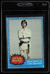 1977 STAR WARS LUKE SKYWALKER COMIC CARD