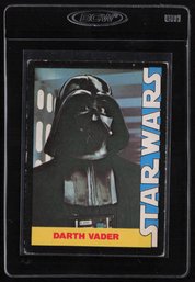 1977 STAR WARS DARTH VADER COMIC TV MOVIE CARD