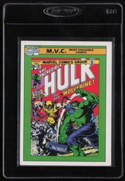 1990 MARVEL HULK COMIC CARD