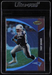2003 TOPPS CHROME #D /499 TROY BROWN REFRACTOR FOOTBALL CARD