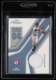 Alex Rodriguez Game Used Jersey /50 2004 Playoff Prestige Players Collection #PC-7 14/50